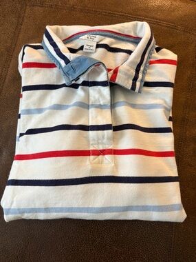 Women's crown & ivy Henley Polo Shirt